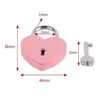 Party Favor Valentines Day Gifts 7 Colors Heart Shaped Concentric Lock Metal Mitcolor Key Padlock Gym Toolkit Package Door Locks Bui DHL0E