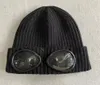 Goggle Beanie Herenhoed Extra Fijne Merinowol Gebreide Brilmuts Winter Outdoor Houdt Warmte Unisex Hoeden Klassiek Zwart Grijs9061288