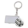 Keychains Transfert de chaleur Keychain Blank Board Keyring pour DIY Craft Supplies Football