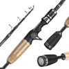 Łódź wędkarska Spining Casting Fuji Fishing Rod 1,8 UL Moc Węgiel Podróż Baitcasting Baitcasting Tellescopic Przynęt Karp Karping Tacklel231223