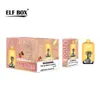 100% Original Elf Box Digital 12000 Puff Disposable Vape Pen Electronic Cigarettes 23 ml POD MESH COIL 12 Smaker Uppladdningsbar luftjusterbar enhet PULDS 12K VAPE