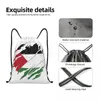 Torby na zakupy Palestyna zawsze torba sznurka mężczyzn Kobiety Składany siłownia sport worka palestyńskie plecaki treningowe