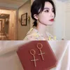 Studkoreansk version Micro Inlaid Cross Earrings Ins Net Red Male and Female Lovers Full Diamond2876