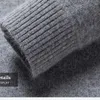 Мужские свитера для шерстяного свитера Осенняя зима теплый водолаз
