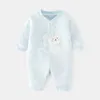 Born Baby Girl Bodysuits 3 To 24 Months Clothes Bunny Bear Pattern Cotton Pajamas born Boy Girls Bebes 231225