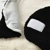 Sacs de couchage Bébé dessin animé Panda couleur laine d'agneau bébé couette sac de couchage en peluche Swaddle doux couverture pour bébé sac de couchage automne et hiver L231225