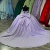 Lavanda brilhante Quinceanera Dress Sweetheart Princesa Miã Crystal Vestidos de 15 Anos Sweet Formal Birthday Party Ball vestido de baile