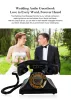 Vintage and Retro Style Audio Guestbook Phone ,Black Rotary Phone for Wedding Party Gathering