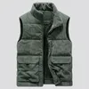 Men's Vests Fashion Wool Vest Winter Male Cotton-Padded Coats Men Sleeveless Jackets Warm Waistcoats Clothing Plus M-6XL