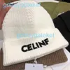 Big Hat herfst/wintermerk gebreide ontwerper Beanie/Skull Caps gestapeld Baotou brief geribbeld wollen iluj