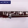 MORESKY Fagotto professionale tono C Fagotto con corpo in cupronichel argento e corpo in acero