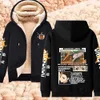 Winter Dicke Hoodies Anime Haikyuu Hoodie Y2k Verdicken Zipper Jacke Männer Frauen Lammwolle Jacken Shoyo Hinata Sweatshirts