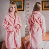 Soft Children Flannel Pajamas Autumn and Winter Pajamas for Girl Warm Kids Bathrobe Boy Sleepwear Family Matching Homewear 4-16Y 231225