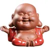 Ceramiczny Maitreya Buddha Figurine Ornaments Dekorowanie Zen Charakter Herbaty Pet Peop Dekoracja Domowa Znakomita retro Statua Buddha 231225