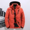 Men d'hiver parkas épais veste vers le bas mâle de canard blanc bas veste à capuche extérieure épaisse chaude à neige rembourrée manteau surdimensionné 231221