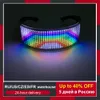 App Control Bluetooth Led Party Glasses USB Charge Flashing Luminous Eyewear for Festival Bar Performance Happy Birthday Gifts 231225