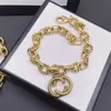 2024 Luxury Designer 18K Gold Plated Halsband Armband Elegant Fashion G Letters Womens Halsband Armband Exquisite Designer Smycken Set Tillbehör med låda