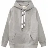 mode män huvtröja designer hoodies mens kvinnor kapsel huva rep tröja avslappnad lös fast färg vadderad varm överdimensionerad pullover bomull huva tröja