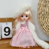 16 cm docka 1/8 BJD Doll Princess Dress Up Boneca Children's Munecas Toy Doll Girl Multi Joint Children's Birthday Present 231225