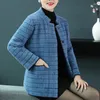 Giacche da donna 2023 imitazione in mostrello in velluto per maglione corto Spring e top a quadri autunnale con giacca cardigan a maglia addensata