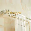 Conjunto de acessórios de banheiro luxuoso cristal dourado cor latão polido produtos montados na parede banheiro 231225