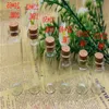 Hot Sale Small Mini Corked Bottle Vials Clear Glass Wishing Drift Bottle Container with Cork 5ml 1ml 2ml 3ml 4ml 5ml 6ml 7ml 10ml 15ml Wcqm