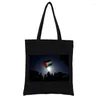 ショッピングバッグ無料パレスチナガザシリアキャンバスバッグクロスファニーハンドバッグカジュアルトートショッパー織りトートファッション女性ハンドバッグ