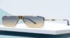 2021 occhiali da sole senza bordo quadrati Donne designer di marchi di lusso Summer Red Glasses Fashion Sun Glasses for Men Uv400 Shades Oculos4095297