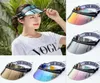 Stingy Brim Hats Unisex Visor Hat PVC Summer Sunvisor Pannband CAP UV Skydd Transparent Solskyddsmedel Solglasögon utomhus vandring17827319