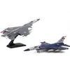 Inne imprezy imprezowe SYWJ DIECAST ALOY F16 Modelowy samolot do samolotu Zabawek z wspornikiem