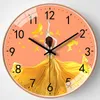 Relógios de parede 1pc 12 polegadas Moderno simples Pontualidade Quartz Clock Shadow Shadow Design elegante Desenho silencioso Decoração do quarto da sala de estar