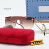 Designer-Sonnenbrille 2024 Luxus-Bogen-Mode-Marken-Brille für Damenbrille UV400 6-Farben-Neuankommen mit Box Hohe Qualität