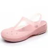 Kledingschoenen op maat 36-39 dames muilezels klompen zomer vrouwelijke sandalen 4cmheel massief licht zacht strand slippers dames tuin hw32