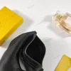 Luxur Designer FD Credit Card Holder Bag Fashion Women Purse New Card Holders Epsom Woman Mini Wallet Pure Color äkta läder Pebble Texture Plånbok med låda