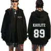 Tokio Hotel Kaulitz Sweatshirts Rock Band Zipper Hoodies Hip Hop Streetwear Herrenbekleidung Frauen Übergroße Jacke Langarm