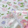 Gonna al letto di cotone 100% Colcha de Cama Queen Floral Style Ledspred Girls Room Mattress Cover 120x200Pillowcase Need Order 231222