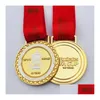 Collectible FA Cup 2022 Vinnare Medalj EFL CARABAO Gold /2010 Soccer Champions Vinnare för fotbollsfans Drop Delivery Sports Outdoors A DHLBI