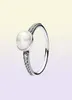 New Brand 100 925 Sterling Silver Elegant Beauty Romantic Pearl Ring For Women Wedding Rings Fashion Jewelry9258076