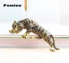 Pins Brooches Pomlee 2021 Elegant Black Enamel Tiger Zodiac Animal 2Color Metal Brooch Pins For Women And Men Accessories Jewelry7363191