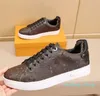 luxury designer shoes casual sneakers breathable Calfskin with floral embellished rubber outsole very nice mkj