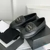 10A top quality New Designer Dress Shoe quilted Black Loafers Women Platform Shoess lambskin Shoes Chunky Sneakers Calfskin Flat Shoes Luxury Mules