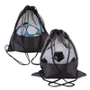 Shopping Bags 2pcs Volleyball Tennis Ball Bag Oxford Fabric Training Basketball Sports Storage Rugby Mesh Portable Soccer With Shoulder