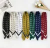 Foulards 7 couleurs Mode Femmes Polka Dot Square Soie Châle Écharpe Lady Imprimer Doux Wraps De Luxe Pashmina Bufandas Musulman Hijab 70709156349