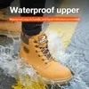 Waterproof Work Safety Shoes Men Boots Antismash Sneakers Steel Toe Electric Welding Indestructible Male Footwear 231225