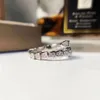 Modedesigner Moissanite Ring Love Ring für Frauen Party Hochzeitsliebhaber Geschenkvergütung Schmuck mit Box215W