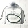 MG0115 Pulsera de azurita natural entera 4 mm Mini Gemstone Bracelet Energy Women's Yoga Mala Jewelry Balance espiritual Beads285a