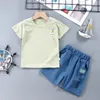 Little Baby Sets Baby T-Shirts Shorts Set Kinderbekleidung Sets Jungen Mädchen Kleidung Sommer T-Shirts und Shorts Trainingsanzug Kinder Jugend Outfits 0-8 JAHRE