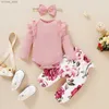 Clothing Sets 3Pcs Baby Girl Clothes Set Newborn Kids Clothing Childern Toddler Girl Clothes Bebe Girl Outfits Infant New Born Clothes