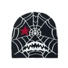 Beralar Gotik "Nadir" Hat Unisex Kafatası Kostüm Şapkaları Cadılar Bayramı Hediyesi Sıcak Tığ işi Po Props Toptan