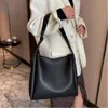 가방 고급 단색 여성 복합 가방 고품질 PU 가죽 패션 여성 핸드백 디자이너 여성 어깨 가방 SAC FEMME